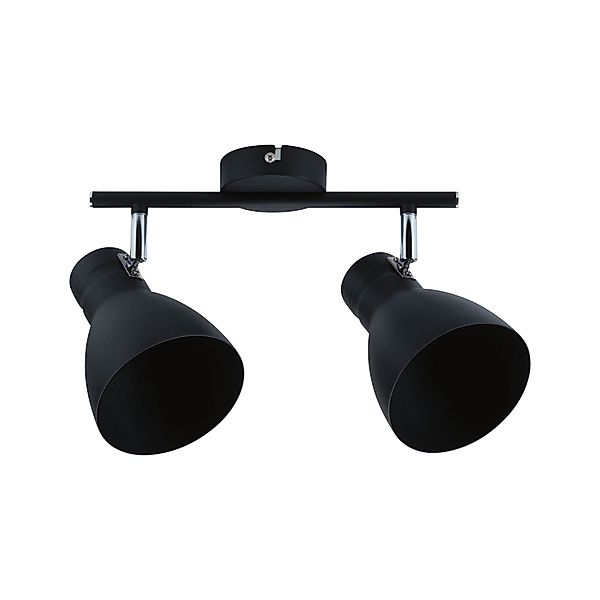 Paulmann "Spotlight Davy E27 230V max. 2x20W dimmbar Schwarz" günstig online kaufen