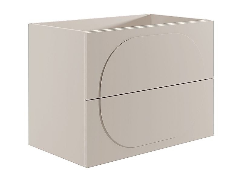 Waschtischunterschrank hängend - Beige - 80 cm - VUTOMA günstig online kaufen