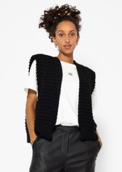 SASSYCLASSY Strickweste Strickweste Damen mit strukturierten günstig online kaufen