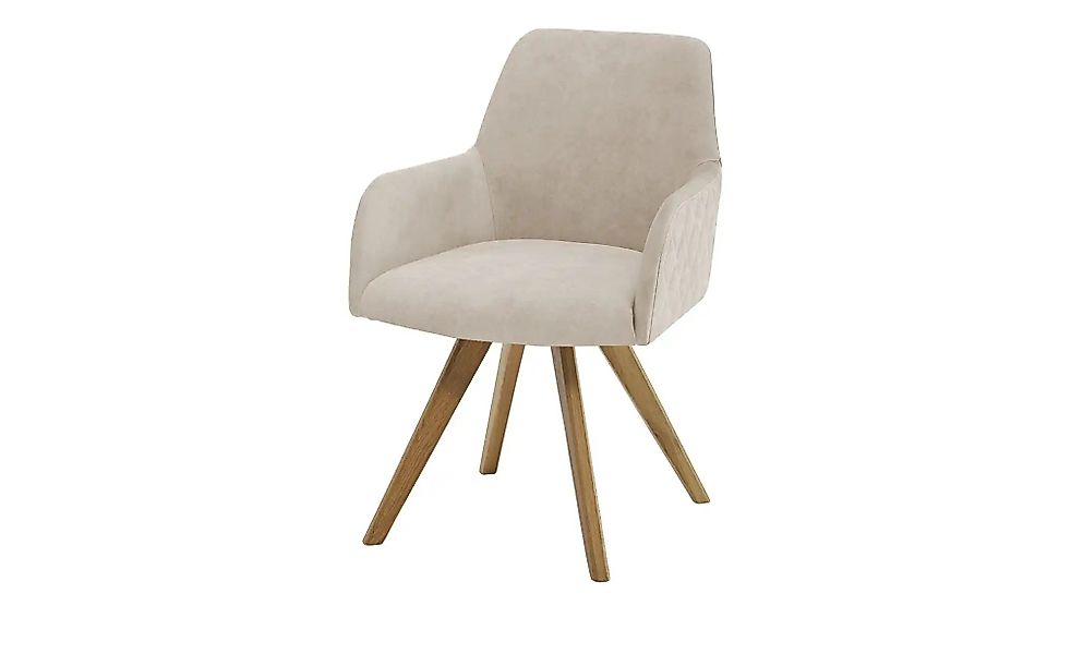 Dine + Mine Esszimmerstuhl  Bristol 2 ¦ creme ¦ Maße (cm): B: 61 H: 88 T: 6 günstig online kaufen