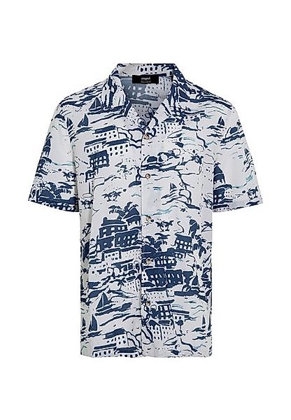 Mavi Kurzarmhemd Maritimes Print Design und Reverskragen PRINTED SHIRT günstig online kaufen