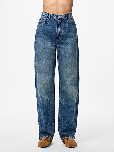 pieces High-waist-Jeans PCKATE HW STRAIGHT JEANS günstig online kaufen