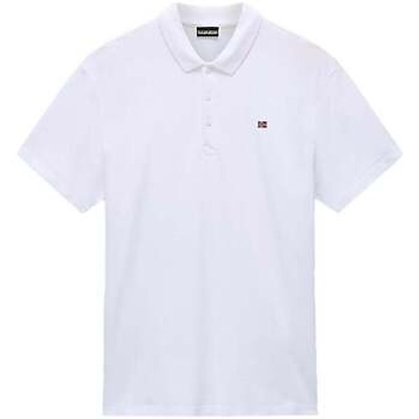 Napapijri  T-Shirts & Poloshirts Ealis Polo Shirt Bright White günstig online kaufen