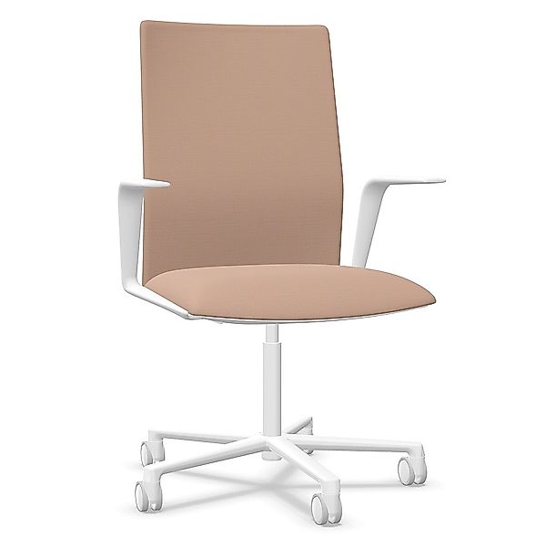 Arper KINESIT 4858 Bürostuhl mittelhohe Rückenlehne Stoff Remix 612 Rose günstig online kaufen