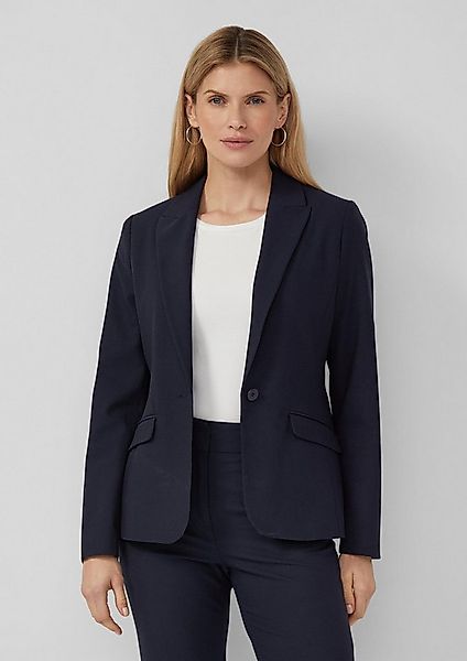 s.Oliver Jackenblazer Indoor-Blazer Viskosemix-Blazer im Slim Fit günstig online kaufen