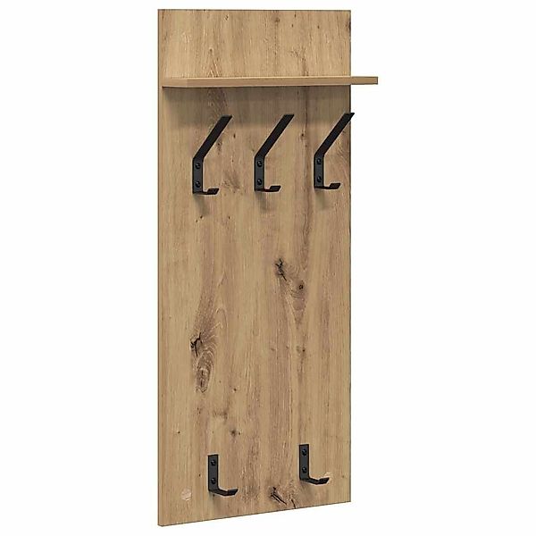 vidaXL Regal Wandmontierter Kleiderständer Artisan-Eiche 90 günstig online kaufen