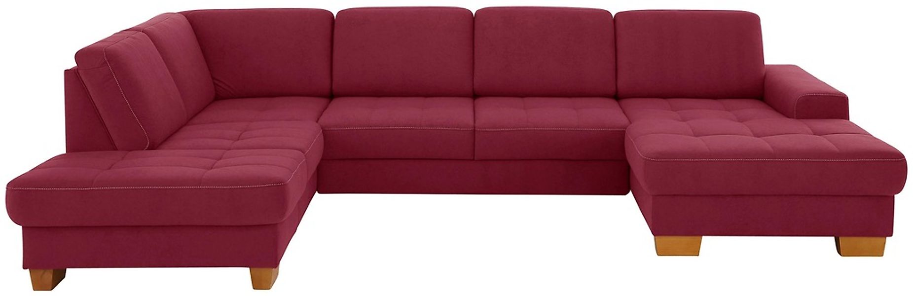 Home affaire Wohnlandschaft »Puccini U-Form« mit Federkern, Sitztiefenverst günstig online kaufen