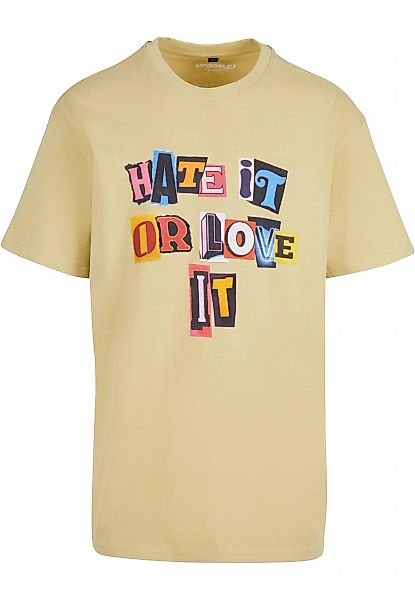 Upscale by Mister Tee T-Shirt "Upscale by Mister Tee Unisex Hate it or Love günstig online kaufen