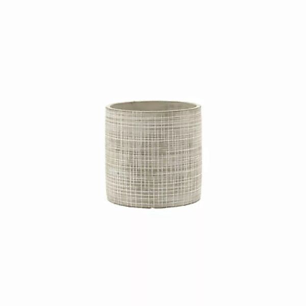 Übertopf Cylindre Medium keramik beige / Steinzeug - Ø 15 x H 15 cm - Serax günstig online kaufen