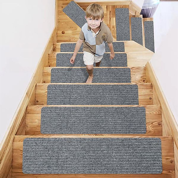 CALIYO Stufenmatte 15-Tlg Stufenmatten Rechteckig 76x20cm günstig online kaufen
