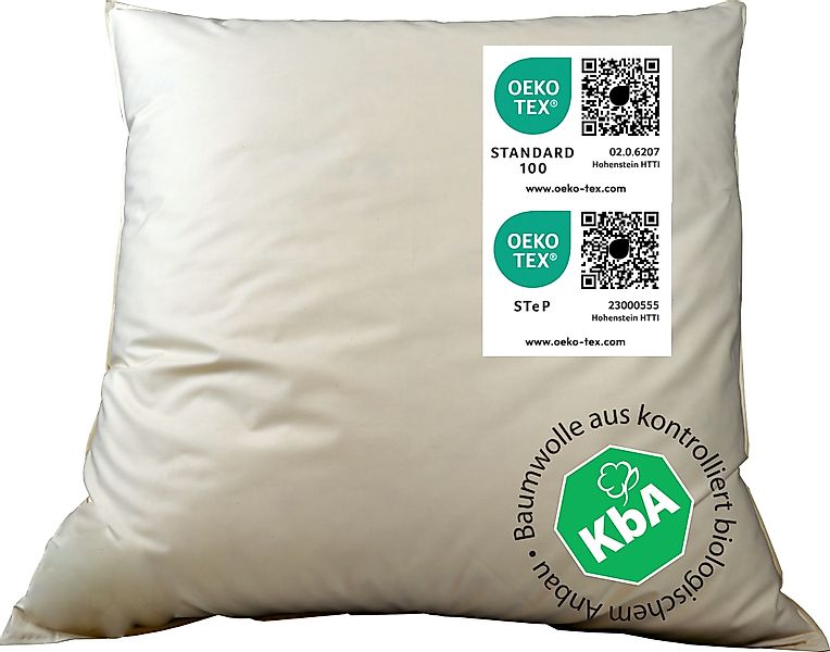 Vitaschlaf Gänsedaunenkopfkissen Vitaschlaf® Daunenkissen 100% Gänsedaune, günstig online kaufen
