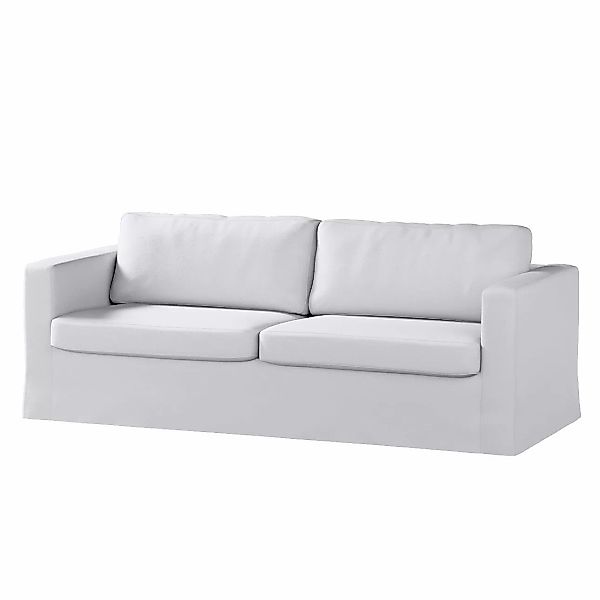 Bezug für Karlstad 3-Sitzer Sofa nicht ausklappbar, lang, weiß, Bezug für S günstig online kaufen