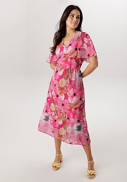 Aniston SELECTED Midikleid mit traumhafter, floraler Musterung - NEUE KOLLE günstig online kaufen