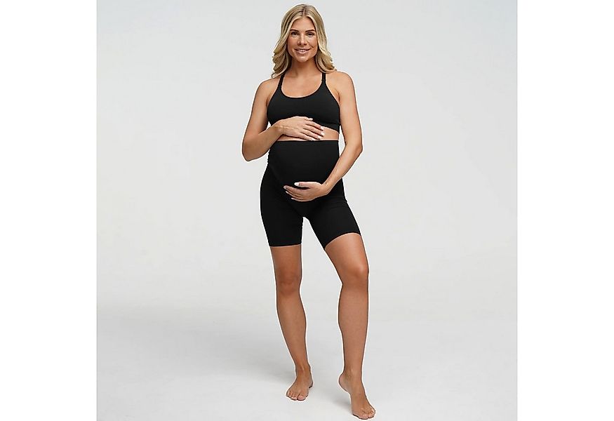 Creamy Fabrics Umstandsleggings Seamless Umstandsshorts mit hohem Bund-Schw günstig online kaufen