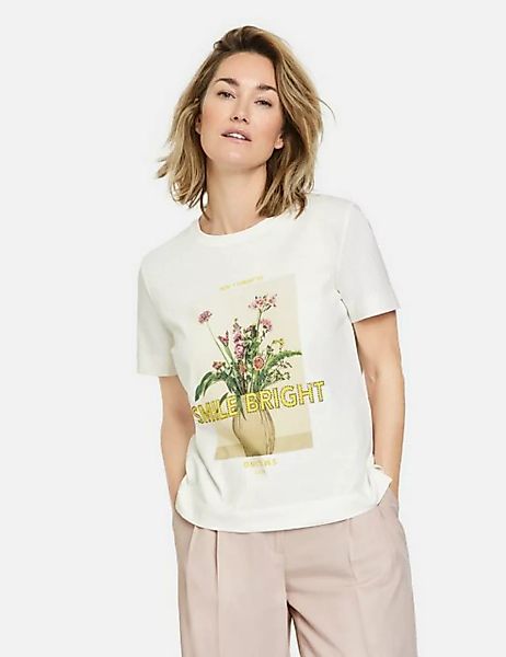 GERRY WEBER Kurzarmshirt Nachhaltiges T-Shirt mit Frontprint günstig online kaufen