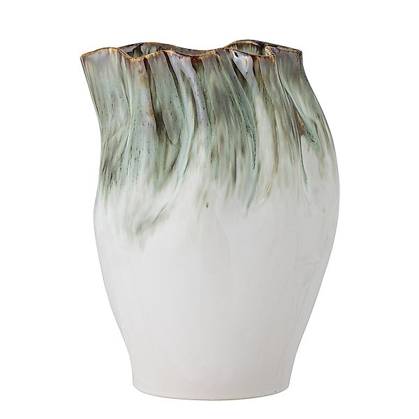 Bloomingville Dekovase Bloomingville Nisha Vase, Grün, günstig online kaufen
