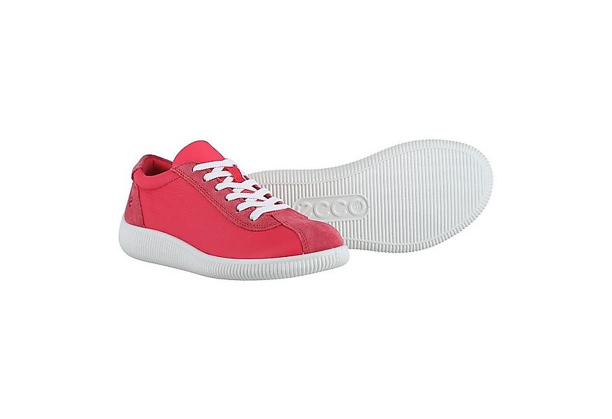 Ecco Soft Zero (ECCO Leder) rot/pink Damen Sneaker günstig online kaufen