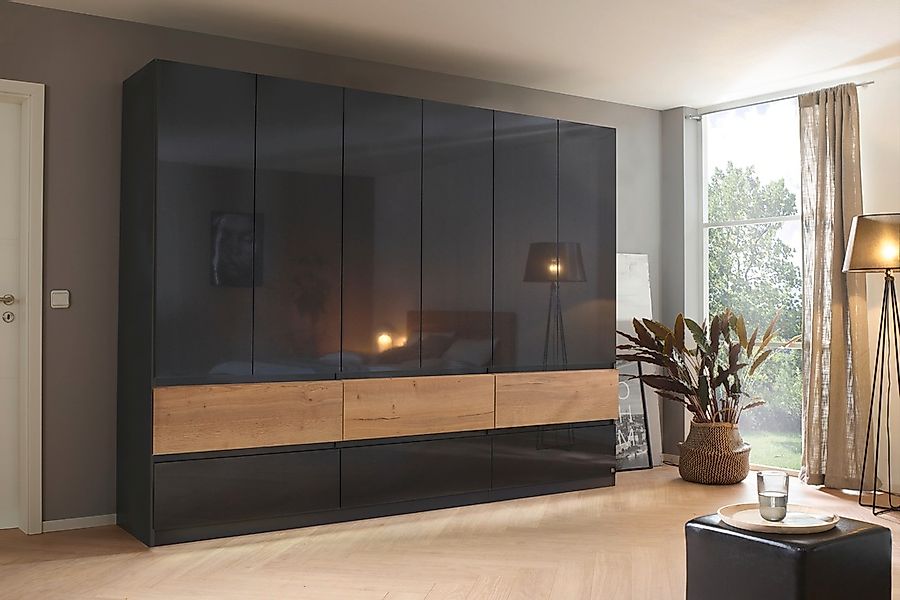 rauch Drehtürenschrank "Winnipeg" grifflose Front, Schubkästen m. Griffmuld günstig online kaufen