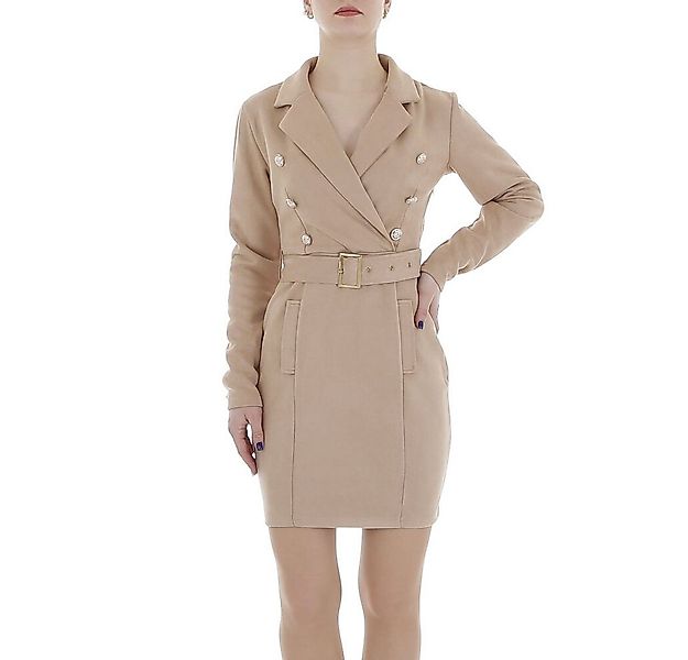 Ital-Design Minikleid Damen Elegant (86099082) Wickeloptik Stretch Samtopti günstig online kaufen