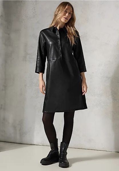Kleid im Leder-Look günstig online kaufen