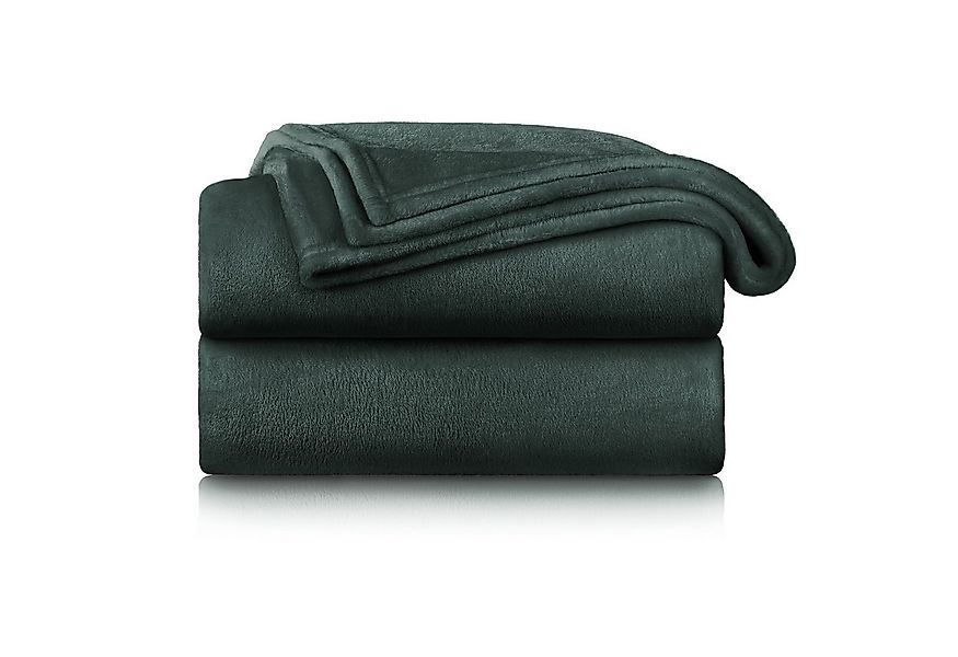 Wohndecke Kuschelige Fleecedecke, Oeko-Tex zertifizierte Decke, Blumtal günstig online kaufen