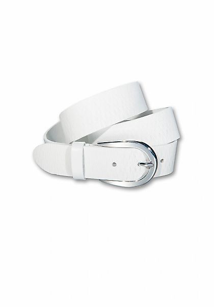 Silbergift Ledergürtel "Ledergürtel mit silber-glänzender Designschließe" günstig online kaufen