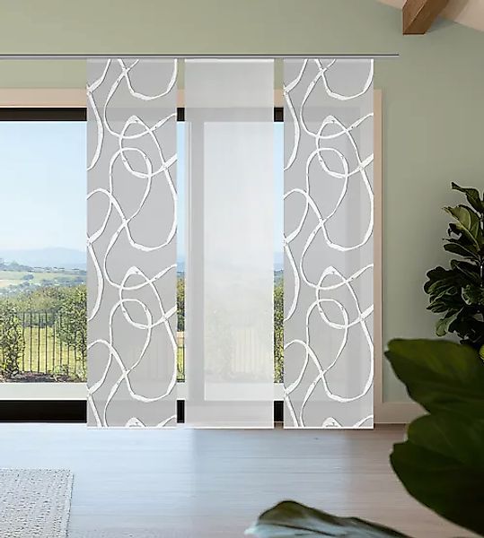 Vision S Schiebegardine »OPHELIA« Paneelwagen 3 Stk. tlg. Schiebevorhang,Ba günstig online kaufen