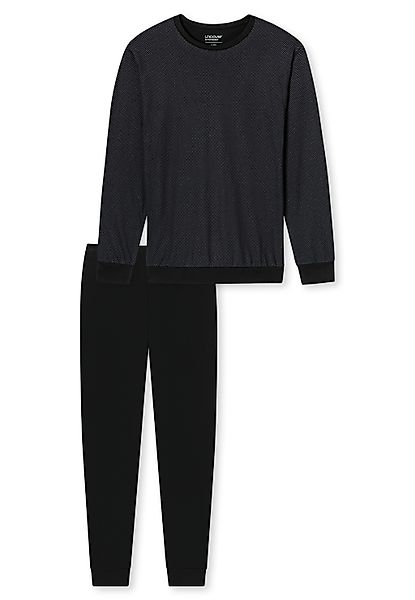 uncover by SCHIESSER Schlafanzug "UNCOVER Nightwear", (2 tlg.), Langarm, Ru günstig online kaufen