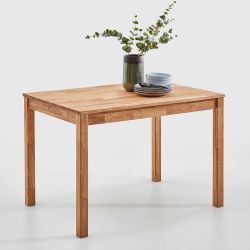 Holz Küchentisch aus Kernbuche massiv Vierfußgestell günstig online kaufen