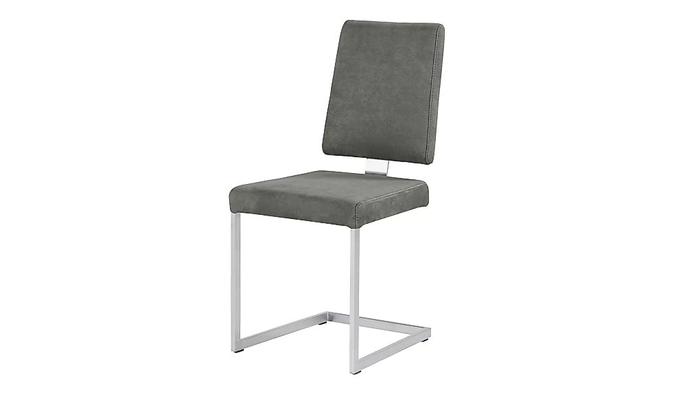 Freischwinger - grau - 44 cm - 96 cm - 57 cm - Stühle > Esszimmerstühle - M günstig online kaufen