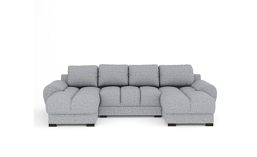 Wohnlandschaft  Peebles ¦ grau ¦ Maße (cm): B: 330 H: 90 Polstermöbel > Sof günstig online kaufen