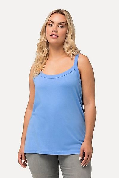 Ulla Popken Longtop Spaghettitop Rundhals Modalmix günstig online kaufen