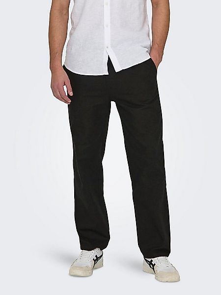 ONLY & SONS Trainingshose ONSSINUS LOOSE 0007 COT LIN PANT NOOS günstig online kaufen