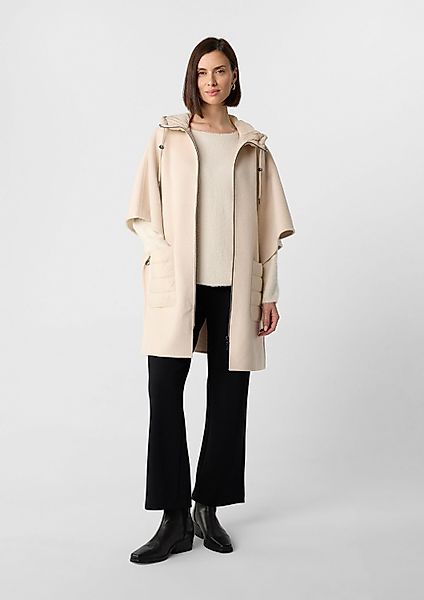 comma Poncho Outdoor-Umhang Woll-Cape mit wattierter günstig online kaufen