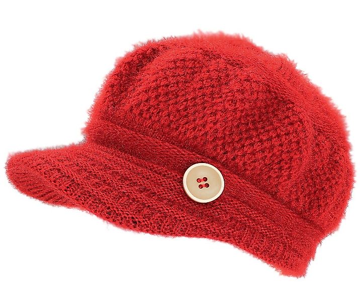 dy_mode Strickmütze Damen Schirmmütze Gefüttert Unifarben Strickmütze Ballo günstig online kaufen