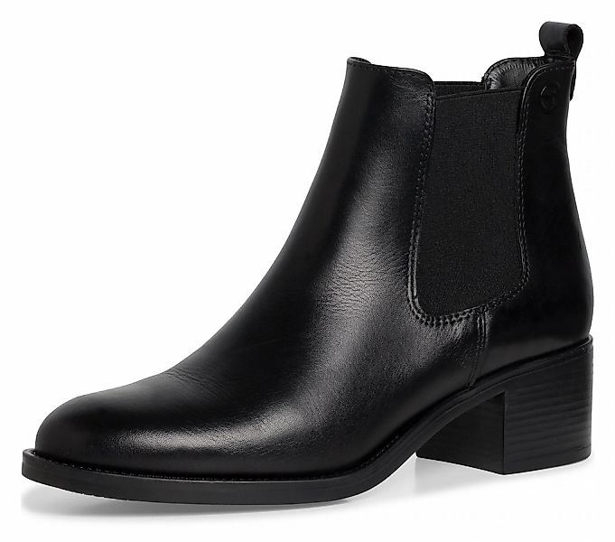 Tamaris Chelseaboots, Blockabsatz, Stiefelette, Schlupfschuh in schmaler Fo günstig online kaufen