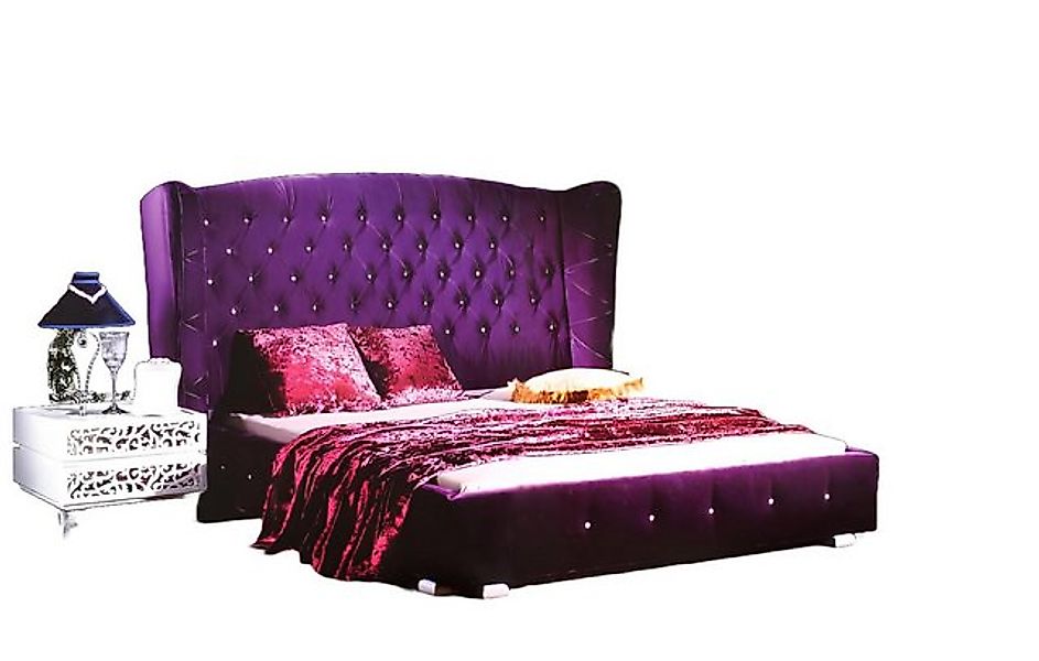JVmoebel Bett Chesterfield Bett Designer Betten Polster Luxus Hotel Polster günstig online kaufen