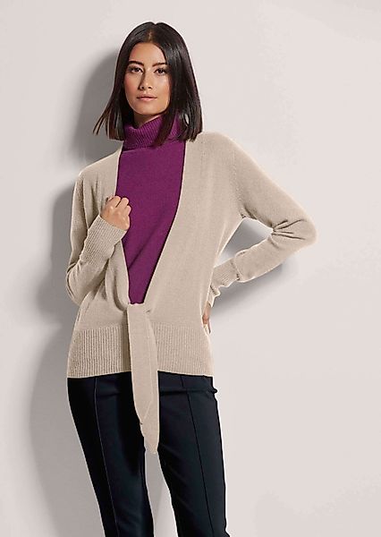 MADELEINE Strickjacke Kaschmir-Strickjacke mit tiefem V-Ausschnitt günstig online kaufen