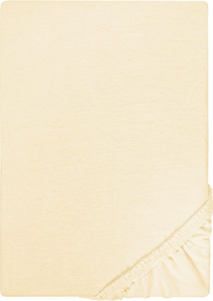 Biberna Spannbettlaken Leila, Jersey, Gummizug: rundum, (1 Stück), Bettlake günstig online kaufen