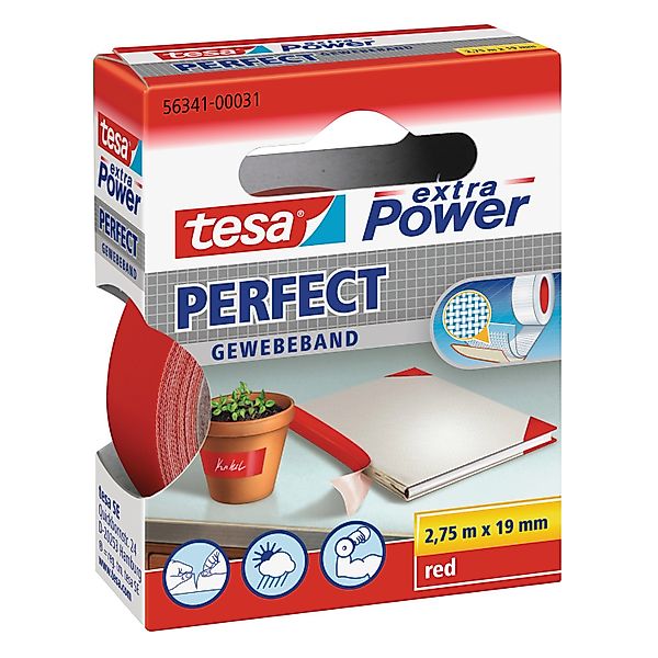 tesa Klebeband tesa Gewebeband 'extraPower' 19 günstig online kaufen