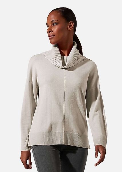 MADELEINE Strickpullover Pullover mit großem Capuchon-Kragen günstig online kaufen