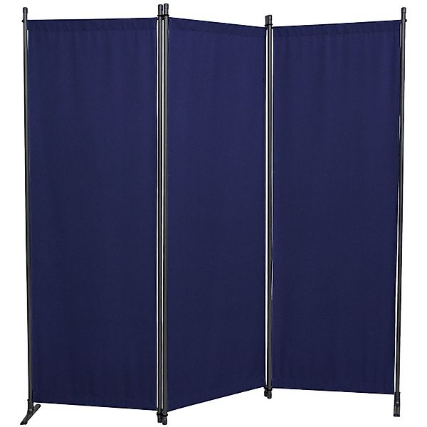 Angerer Paravent 3-tlg. Swingtex Blau günstig online kaufen