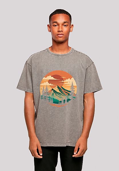 F4NT4STIC T-Shirt "Sonnenuntergang Berglandschaft" Premium Qualität günstig online kaufen