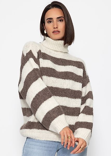 SASSYCLASSY Strickpullover Oversize Pullover Damen Winter günstig online kaufen