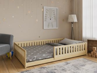 thematys Kinderbett Bodenbett mit Rausfallschutz für günstig online kaufen