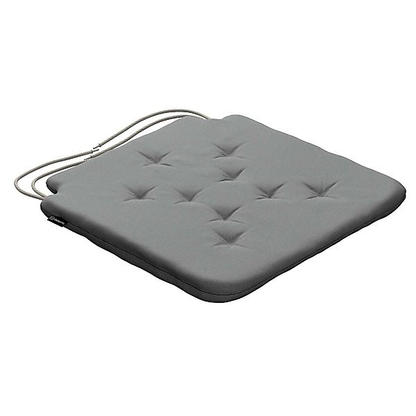 Stuhlkissen Christoph mit Bindeschnur, grau, 42 x 41 x 3,5 cm, Loneta (133- günstig online kaufen