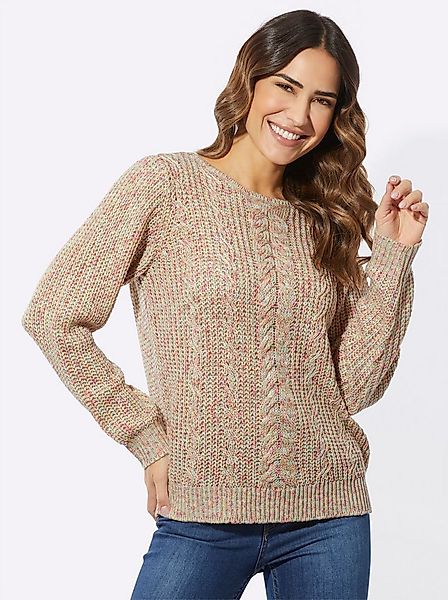 Sieh an! Strickpullover Rundhalspullover . günstig online kaufen