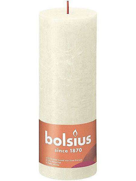 Bolsius Kugelkerze Bolsius Rustik Stumpenkerze weiche perle, Höhe: 19 günstig online kaufen