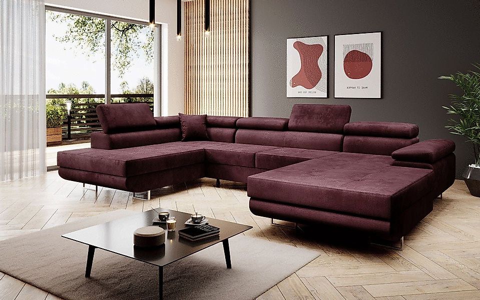 Luxusbetten24 Schlafsofa Designer Sofa Lago, mit günstig online kaufen