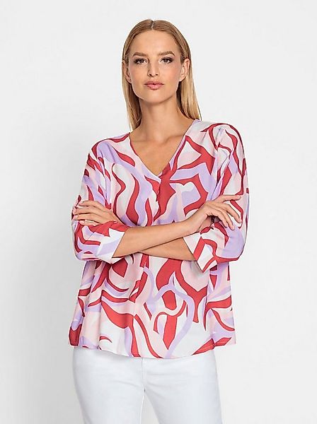 heine Klassische Bluse Druckbluse . günstig online kaufen